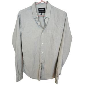 Bonobos Slim Fit Shirt Bonobos Shirt Bonobos Slim Shirt S Long Gray Casual Shirt